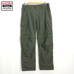 00s Columbia 2WAY デタッチャブル ナイロン リップストップ パンツ メンズ Mサイズ相当