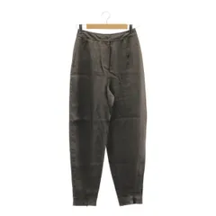 AMOMENTO / アモーメント | 2020SS | 裾ジップ リネン パンツ | 0 | ブラウン | レディース