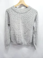 ◇ ⊆ SHIPS シップス ウール 長袖 ニット セーター サイズ表記なし グレー系 レディース E  【1508060006875】