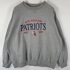 古着 90's/90年代 リースポーツ Lee SPORT スウェット トレーナー NFLチームロゴ刺繍 大きいサイズ クルーネック XXL  グレー メンズ