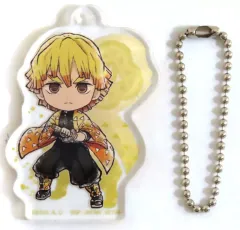 【中古】キーホルダー 我妻善逸 きゅんキャラアクリルチャーム 「一番くじ 鬼滅の刃～上弦の参～」 G賞