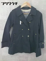 ◇ green label relaxing UNITED ARROWS ダブル コート サイズ36 ネイビー レディース 【中古】 【1101040103597】