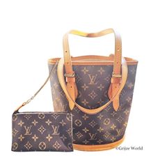 Louis Vuitton モノグラム バゲットPM ポーチ付 M42238 ランクAB