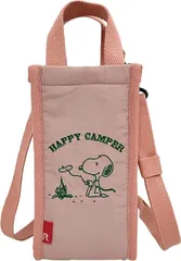 ROOTOTE (ルートート) サーモキーパー.ボトル.ピーナッツ-9B スヌーピー 保冷バッグ 洗える ボトルケース ボトルホルダー 水筒 簡易保冷 ピーナッツ 刺繍 おしゃれ かわいい おすすめ ショルダー トートバッグ レディース (H-CAMPER)