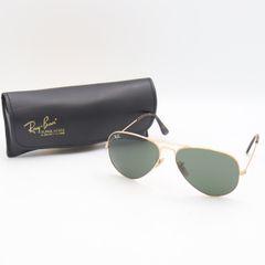 0776 Ray-Ban レイバン サングラス 58□14 ゴールド系 グリーン 0776 Ray-Ban レイバン サングラス 58□14 ゴールド系 グリーン - メルカリ