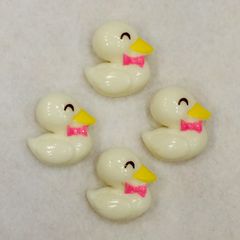 しるしボタン　アヒル 4コセット　ハンドメイド