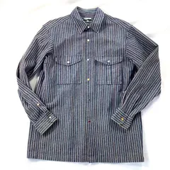 Paul Smith JEANS ポールスミス ジーンズ シャツ ストライプ柄 デニムシャツ サイズL