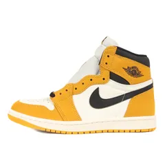新品 NIKE ナイキ サイズ:26.5cm AIR JORDAN 1 RETRO HIGH OG YELLOW OCHRE (DZ5485-701) エアジョーダン1 ハイ レトロ イエローオーカー ブラック US8.5 ハイカット スニーカー