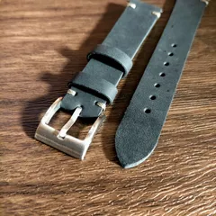ビンテージ調 時計ベルト 18mm 20mm 22mm レザー 仔牛本革