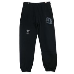 TODAY EDITION トゥデイ エディション LOVE SWEAT PANTS ラヴ スウェット パンツ ブラック イージーパンツ ボトムス サイズL julz
