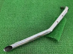 デイトナ製スティード400 マフラー 後バンク 社外 バイク 部品 NC26 スチール NEWドラッグロングカットマフラー コケキズ無し カスタム素材に 【中古】 8のサムネイル