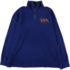 古着 90年代 ラルフローレン Ralph Lauren POLO by Ralph Lauren ハーフジップスウェットシャツ トレーナー メンズXL/eaa366460