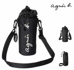 agnes b. ペットボトルホルダー 保冷 入る 肩掛け ペットボトル ショルダーバッグ カバー ネッククーラー ケース