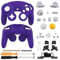 任天堂　ゲームキューブ　本体一式　パープル　コントローラー2個 Amazon | FIOTOK ゲームキューブコントローラー クラシック有線