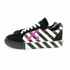 オフホワイト OFF WHITE 2013 ARROW LOW VULCANIZED ローカット スニーカー 35 ブラック系のサムネイル