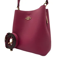 未使用保管品<!-利用不可文字-!>COACH コーチ 1011 ハンドバッグ トートバッグ ショルダーバッグ クロスボディ 斜め掛け バケツバッグ 高級感 ラグジュアリー ゴールド金具 チャーム レディース カジュアル タウンバケット