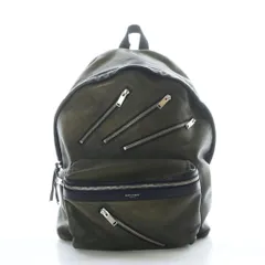 サンローラン パリ SAINT LAURENT PARIS リュックサック バックパック マルチジップ レザー カーキ 396901 /RI ■OSのサムネイル