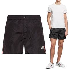 31 MONCLER モンクレール 2C00021 53326 ブラック 海パン 水着 スイムウェア パンツ size M