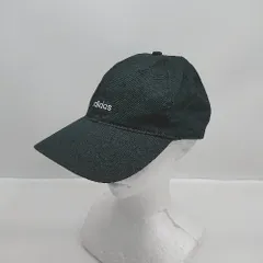 ◇ Θ adidas アディダス ワンポイント刺繍 野球帽 ブラック系 サイズ表記なし メンズ E  【1506300031533】