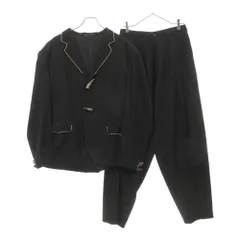Yohji Yamamoto POUR HOMME (ヨウジヤマモト プールオム) 87AW Toggle jacket & trousers setup suit ウールギャバジン 水牛トグルボタン パイピング セットアップスーツ ブラックのサムネイル
