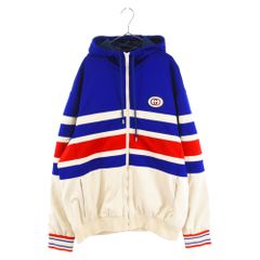 GUCCI (구찌) 22SS 구찌 타이거 지퍼 업 스웨트 후디 파카 683516 블루