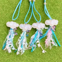 くもり時々雨クラゲ　ショルダー　ブルー