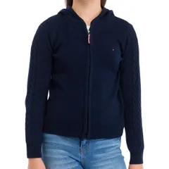 【新品】トミーヒルフィガー フルジップ ニットパーカー