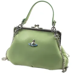 ヴィヴィアンウエストウッド Vivienne Westwood ショルダーバッグ ハンドバッグ レディース EMMA FRAME PURSE GREEN グリーン 52020003-40564-M404