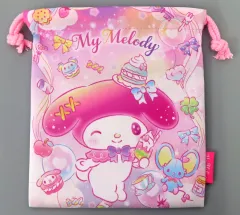 【中古】バッグ マイメロディ(ドリームピンク) 巾着 「サンリオキャラクターズ」