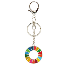 SDGs 17の目標 バッジ キーホルダー 2個