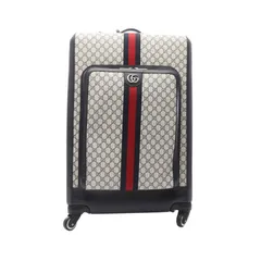 グッチ GUCCI キャリーバッグ GUCCI SAVOY GGスプリーム 693674 ネイビー PVCコーティングキャンバス レザー GUCCI SAVOY キャリーバッグ ユニセックス Used Aのサムネイル