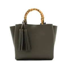 [VITAFELICE] ヴィータフェリーチェ バンブーハンドル2wayミニバッグ レディース inb-90032p (コーヒー) [コーヒー]