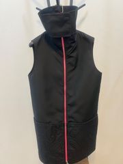 【美品】ALEXANDER WANG アレキサンダーワン 中綿 ベスト ハイネック ペイズリー ブラック サイズ4