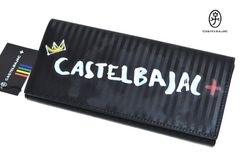 新品 カステルバジャック【ココ】牛革 長財布 078614 ブラック イケテイ IKETEI CASTELBAJAC 家紋 ストライプ