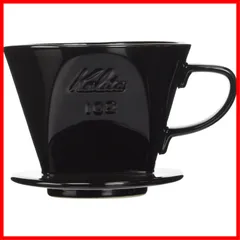 【セール中】カリタ Kalita コーヒー ドリッパー 陶器製 2~4人用 ブラック 102-ロト #02005
