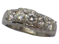 ダイヤモンドリング Pt900 6.4g 11号　Jewelry Dia0.75ct Ring