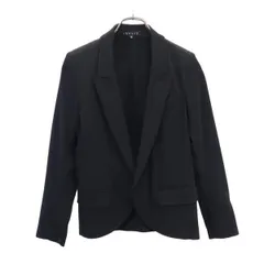 セオリー 日本製  テーラードジャケット 0 黒 theory レディース 【中古】  【230407】
