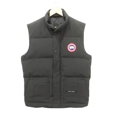 カナダグース CANADA GOOSE Freestyle Crew Vest フリースタイル クルー ダウンベスト 4154M Mサイズ 黒 ブラック