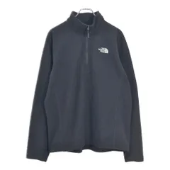 THE NORTH FACE ノースフェイス ハーフジップ フリースジャケット アウトドア ブラック(メンズ L)中古 古着 V4351