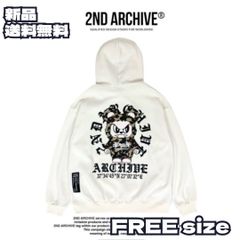 【韓国】（新品未使用　札なし）2NDARCHIVE カラフルウサギ パーカー 2ND ARCHIVE リフレクターラビットパーカー】セカンドアーカイブ