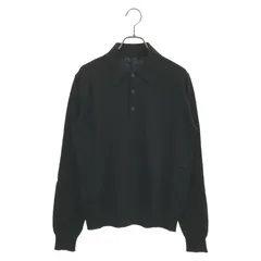 PRADA ニットポロシャツ セーター プラダ ブラック 48 PRADA - プラダ PRADA ニットの通販 by KOMEHYO ONLINE ラクマ店