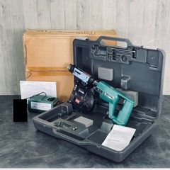 ほぼ未使用 長期保管品 MAX マックス 充電式 連ネジ機 石膏ボード用 連ねじ機セット FH-D (HB)セット 日立 5mm コードレスドライバ バッテリー欠品 【中古】 /92909