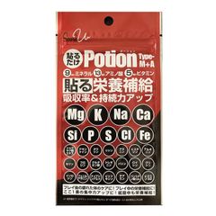 パルード(PalouRde) 貼る栄養補給！貼るだけケアシリーズ 貼るだけPotion Type M＋A 吸収率＆持続力アップ PAD0005(261719999)【メール便発送】