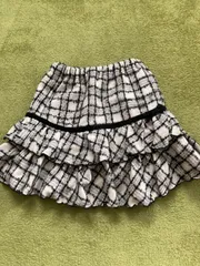 メゾピアノ　冬用　チェックスカート120