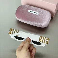 2024年最新】MIUMIU サングラス 白の人気アイテム - メルカリ
