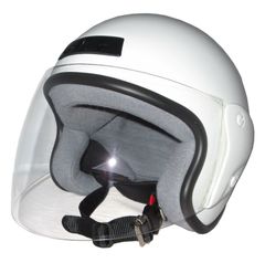 新品！ ZK-400 ヘルメットジェットヘルメット【ホワイト】 SG公認 公道走行可！  全排気量対応 劣化防止UVカット・キズに強いハードコート クリアーシールド+ベンチレータ フリーサイズ(57～60㎝) 
