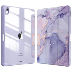 【数量限定】/ / Air 5/4 Air ケース ケース 2022/2020 10.9 第6世代) インチ 透明バックカバー (2024 Apple Pencil M2 収納可能 第7世代) ワイヤレス充電対応 三つ折スタンド (2025 スリープ機能 軽量