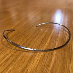 titanium neck cuff silver rock チタンネックカフ ラウンドタイプ