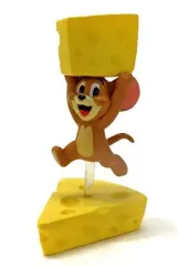 【中古】トレーディングフィギュア Jerry runs with cheese 「トムとジェリー LOVE CHEESEコレクション」