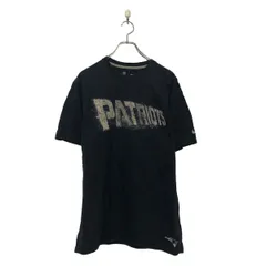 NIKE 半袖 プリント Tシャツ ナイキ L ネイビー ペイトリオッツ アメフト 古着卸 アメリカ仕入 a604-6172